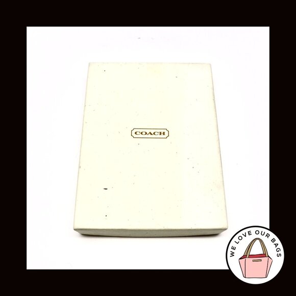 NEW VINTAGE COACH 1997 Black Glovetanned Leather Travel Atlas World & USA 4523 - Picture 15 of 15